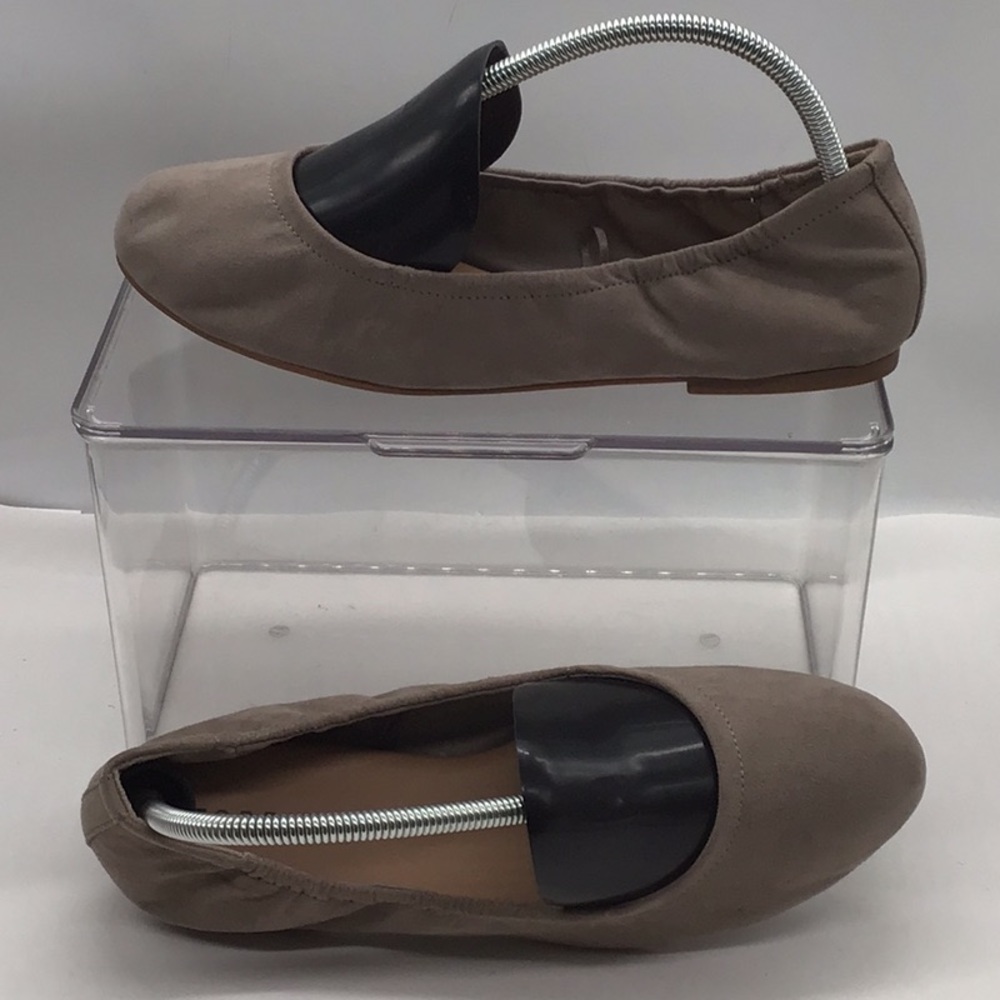 Torrid Taupe Fabric Ballet Flat - Picture 2 of 11